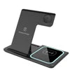 Factory Hot Selling 15W 3-in-1 Wireless Charger for QI Fast Smart Magnetic Charging Stand Holder for iPhone Watch & Earphones