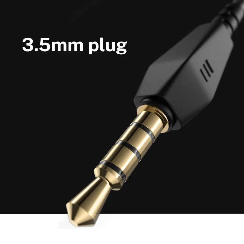 Wired Headphones with Microphone In Ear Monitor Earbuds Metal Bass HiFi Earphone Dual Drive Sport Noise Cancelling Headset