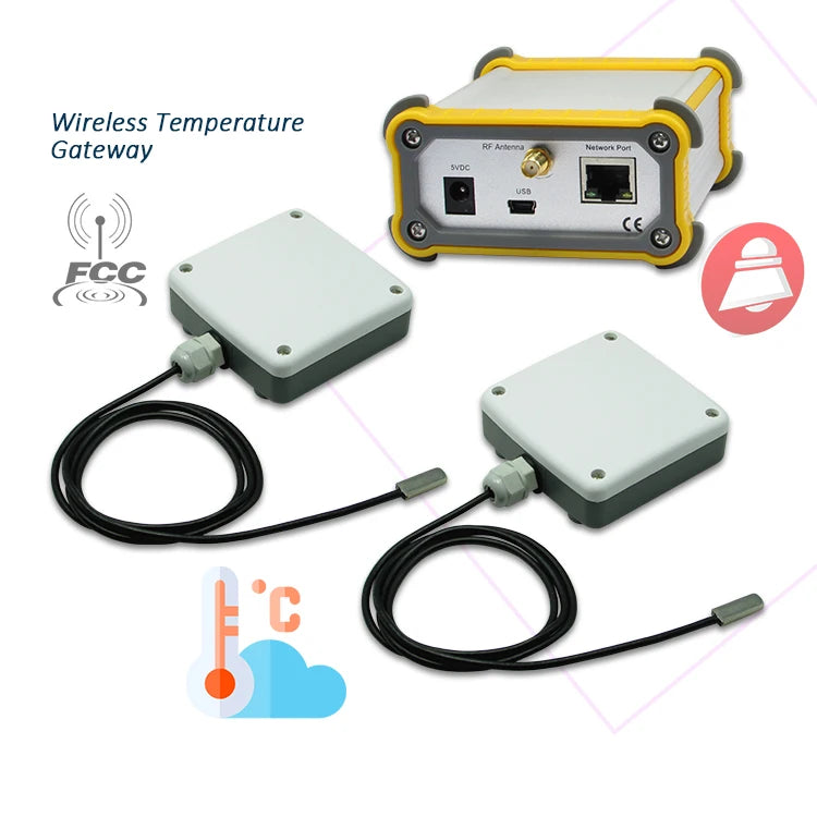 Temperature Control Room Temperature Logger High Temperature Alarm IP65 Rated 0.2 Resolution Smart App Control Battery