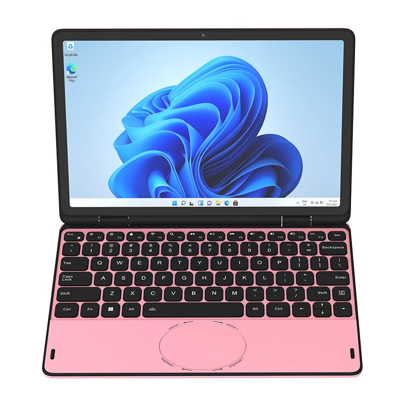 OEM New Laptop 11inch Intel N100 Quad Core Max DDR4 32GB RAM 2TB SSD Notebook Computer Touch Screen Yoga Personal Home Laptop
