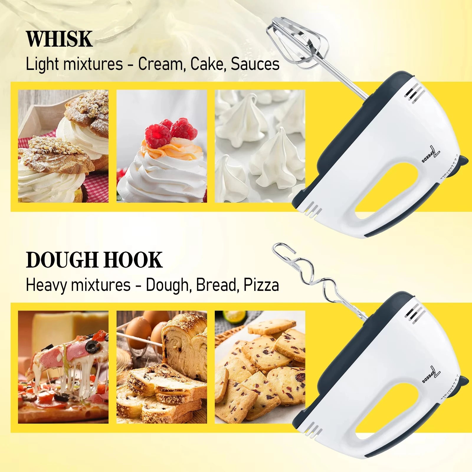 Best-Selling Home Kitchen Electronic Gadgets Practical Plastic Kneading Set Pastry Stand Egg Beater Blender Egg Tools for Home