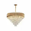 Hot Sale New Luxury Round Home Lighting Pendant Light Living Room Crystal Chandelier