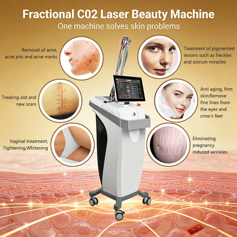 2026 Newest Fractional C02 Laser Beauty Machine Deep Resurfacing & Rejuvenation laser Face Lifting Pore Minimizer CE Certified
