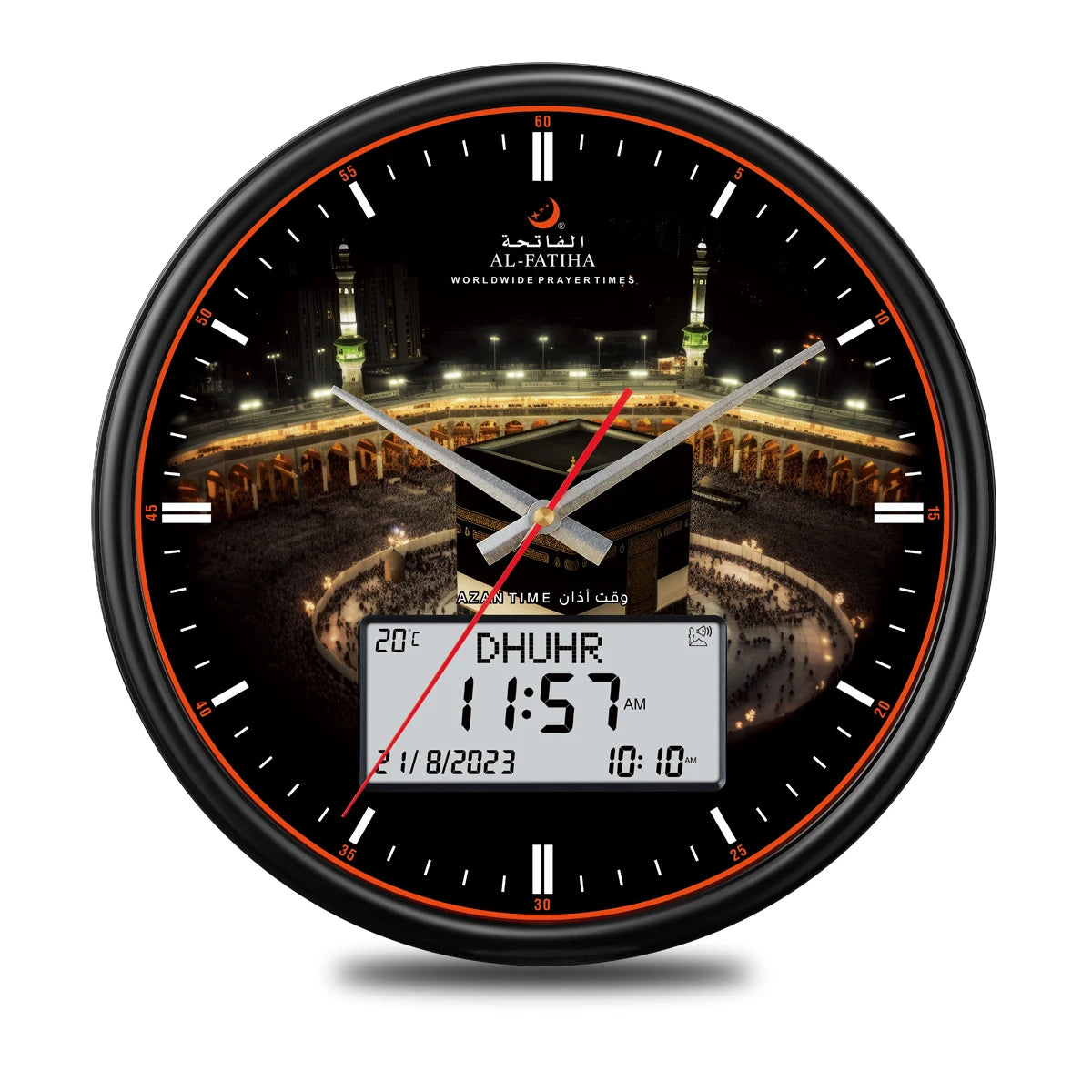 Digital Time Clock Mosque Prayer Wall Desktop Big Azan Ramadan Gifts Azan Clock