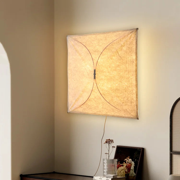 L60cm Sellable Tyvek Paper Wall Lamp square Kite Shape Can Be Used As Ceiling Wall or Floor Decorative Lights for Living Room