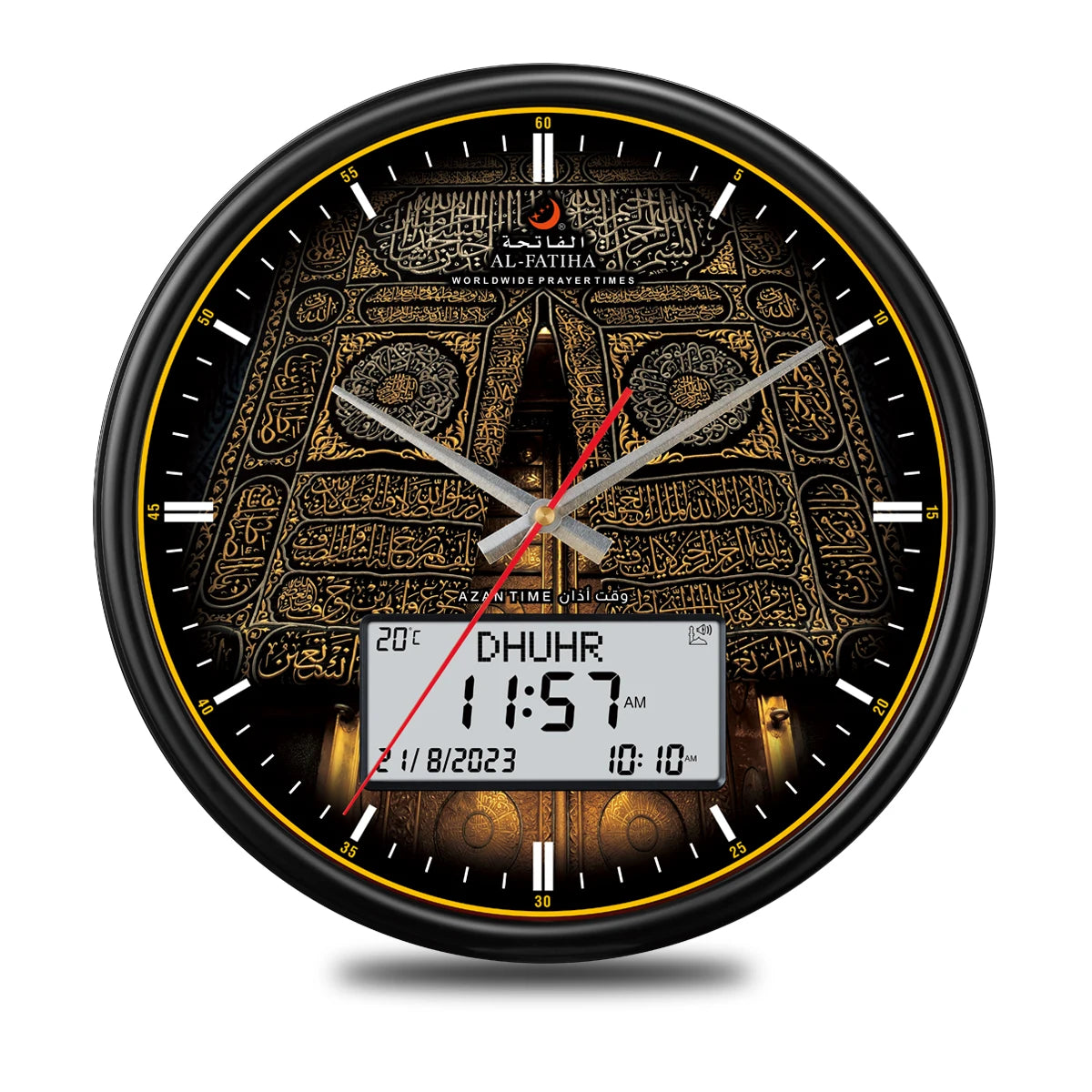 Digital Time Clock Mosque Prayer Wall Desktop Big Azan Ramadan Gifts Azan Clock