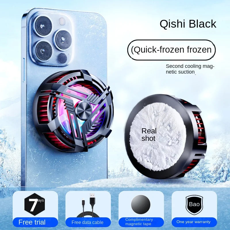 New AL02 Mobile Phone Icing Radiator Semiconductor Magnetic Cooler with Anchor Product Category Mobile Phone Holders