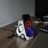 Abs Charger Station 3 in 1 Wireless Chargers Electric Fast Charging for Multiple Devices