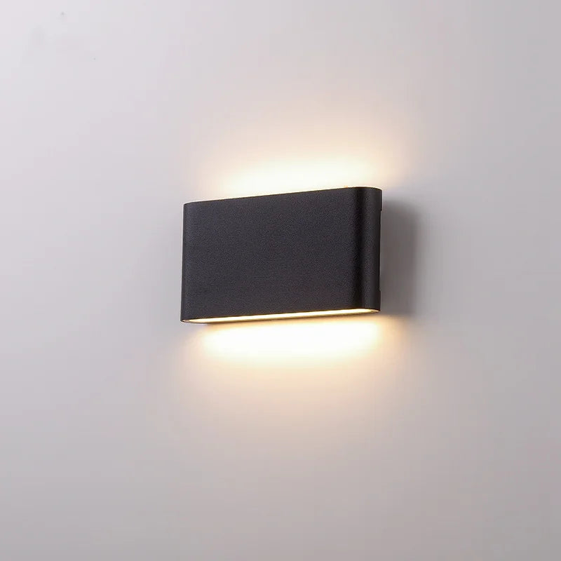 IP65 Waterproof LED Wall Light Both Sides Outdoor Lamp with Warm Light for Living Room