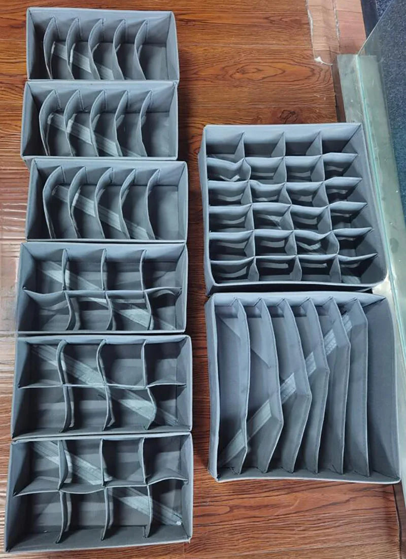 IN STOCK 8PACK Cabinet Organizer Clothes Foldable Dresser Storage Basket Organizers and Storage Bins for Storing Underwear,Bra,