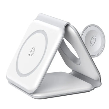 Foldable Magnetic Wireless Chargers for iPhone Smart Watch Earphones Folding 15W Fast Charging Charger Stand