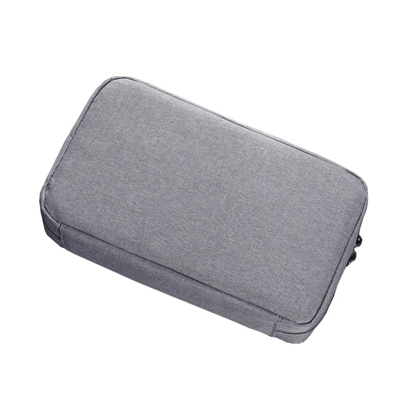 For Electronic Cable Organizer Accessories Storage Bag Elastic Holder for Charger Pencil Mouse Power Banks Zipper Pouch Bag