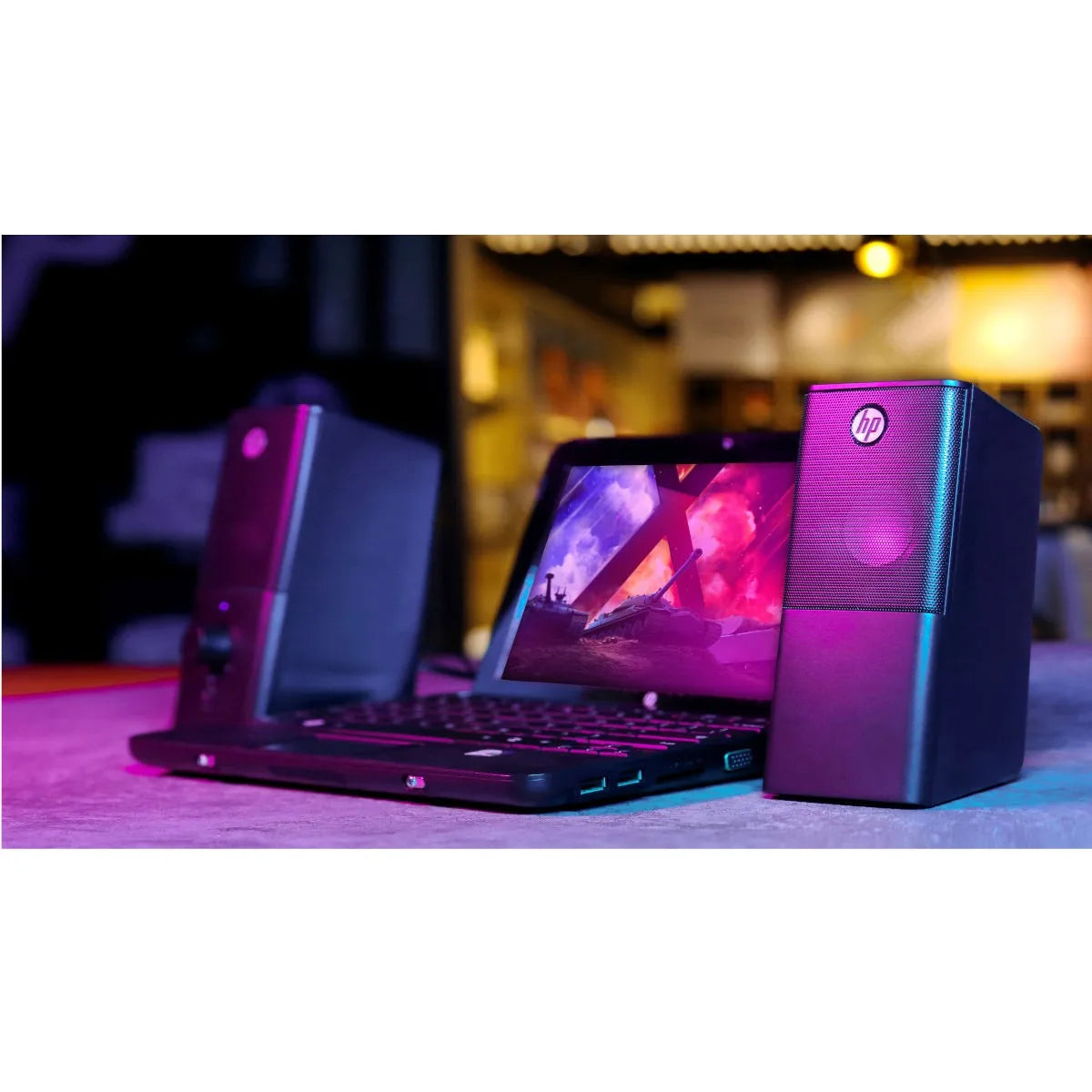 Multimedia Computer Speaker Desktop Office Home Stereo Small USB+3.5mm Jack for Laptop TV Mobile Phone