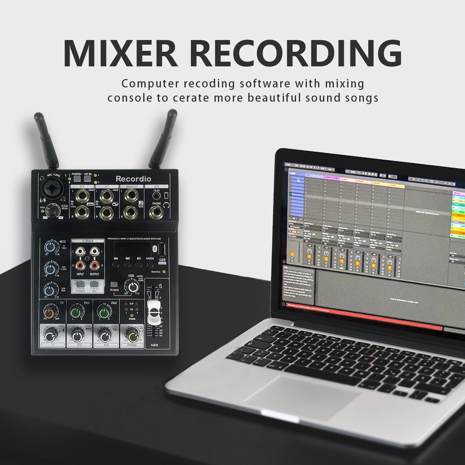 GAX-GT502 Podcast Equipment Studio With Headphone and Condenser Mic Audio Interface for Live Broadcast With Low Price