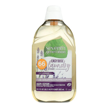 UD2 Seventh Generation Eco-Friendly Laundry Detergent Case of 6-23.1 Fz Lavender Scent Powder and Liquid Options for Clothes