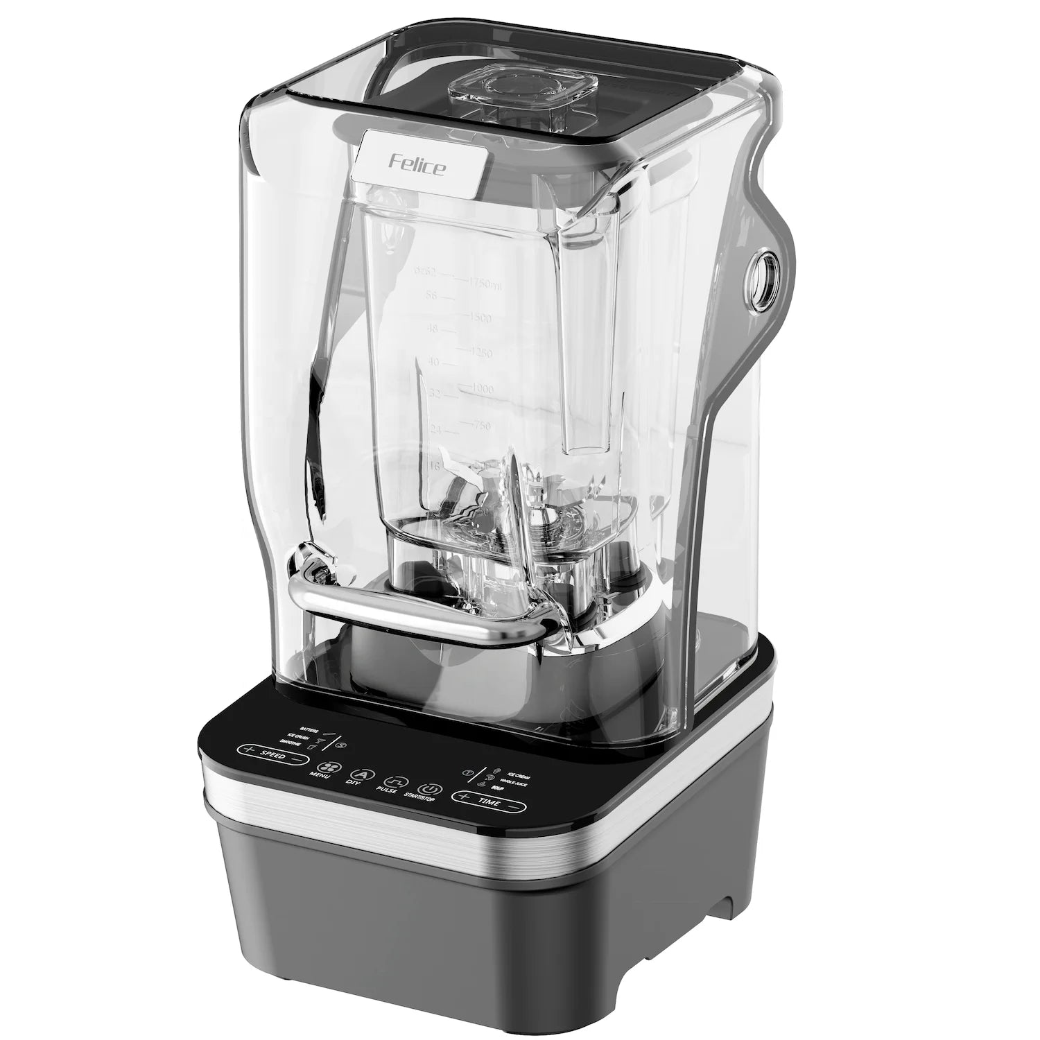 NEW Professional Commercial Blender with Sound Enclosure Strongest Commercial-Grade Power Self-Cleaning Pre-programmed Cycle