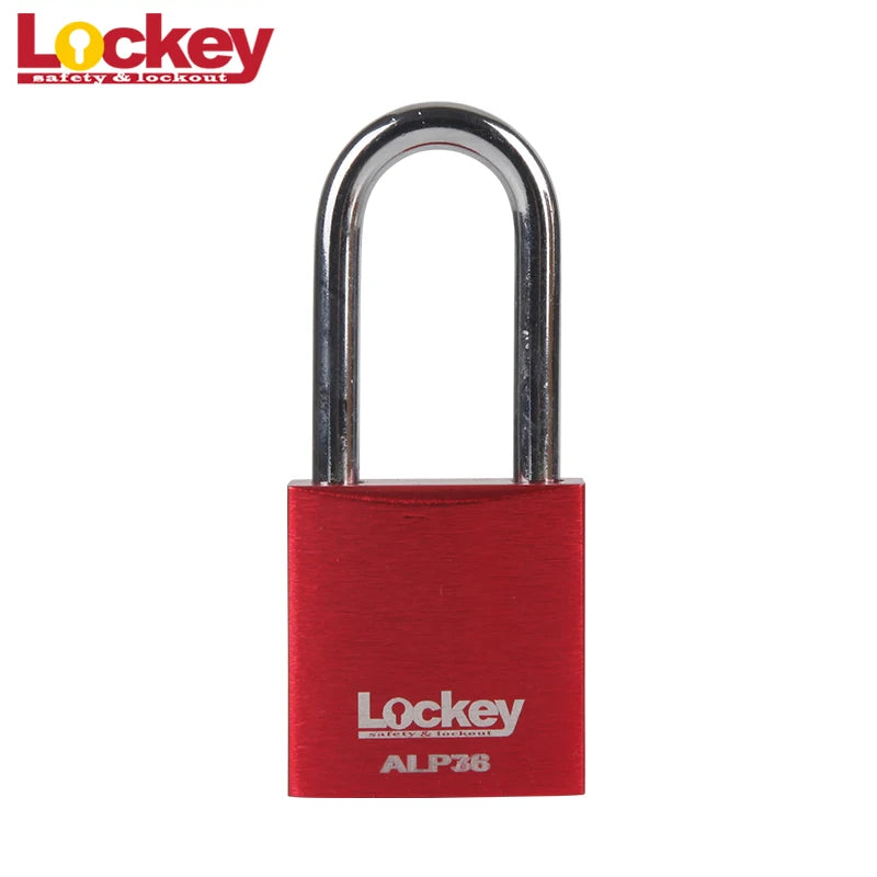 Custom Aluminum Pad Lock,Aluminum Color Padlock,Red Aluminum Safety Padlock