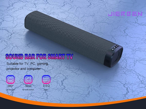 Nobel for Bluetooth Soundbar with Royal & Woofer USB Powered PC Speakers for Living Room Use