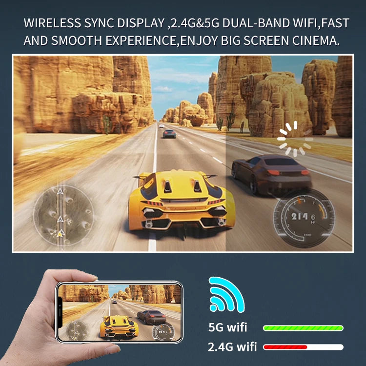 2026 the Latest Projector Transjee A70 Smart LED Lcd Projector 4K Support Wifi Android Full hd Projector Home Theater