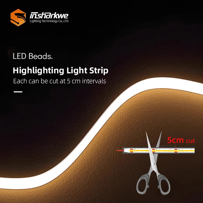 3m 5m 7m 8m 9m Smart Led Strip Wall Lamp for Home Pendant Hotel Stainless Steel  Adjustable Angle Linear Skyline Light