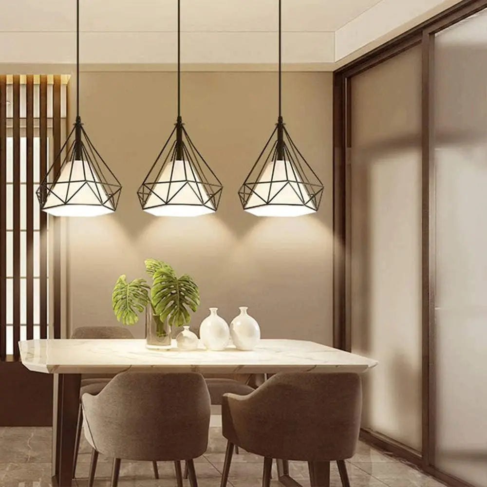 Nordic Vintage Single Head Iron Chandelier Creative Industrial Style for Bar Tea Restaurant Warehouse with Excellent Aesthetics
