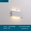 IP65 Waterproof LED Wall Light Both Sides Outdoor Lamp with Warm Light for Living Room