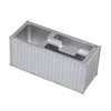 Customized Logo Desk Mini Container Plastic ABS Simulation Storage Box Shipping Container Pen Holder  Business Card Holder