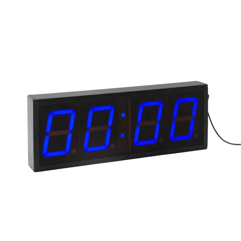 CHEETIE CP18 LED Digital Clock 12V Blue Green Yellow White Amber 4-Digit 7-Segment Display Countdown Stopwatch Projection IR
