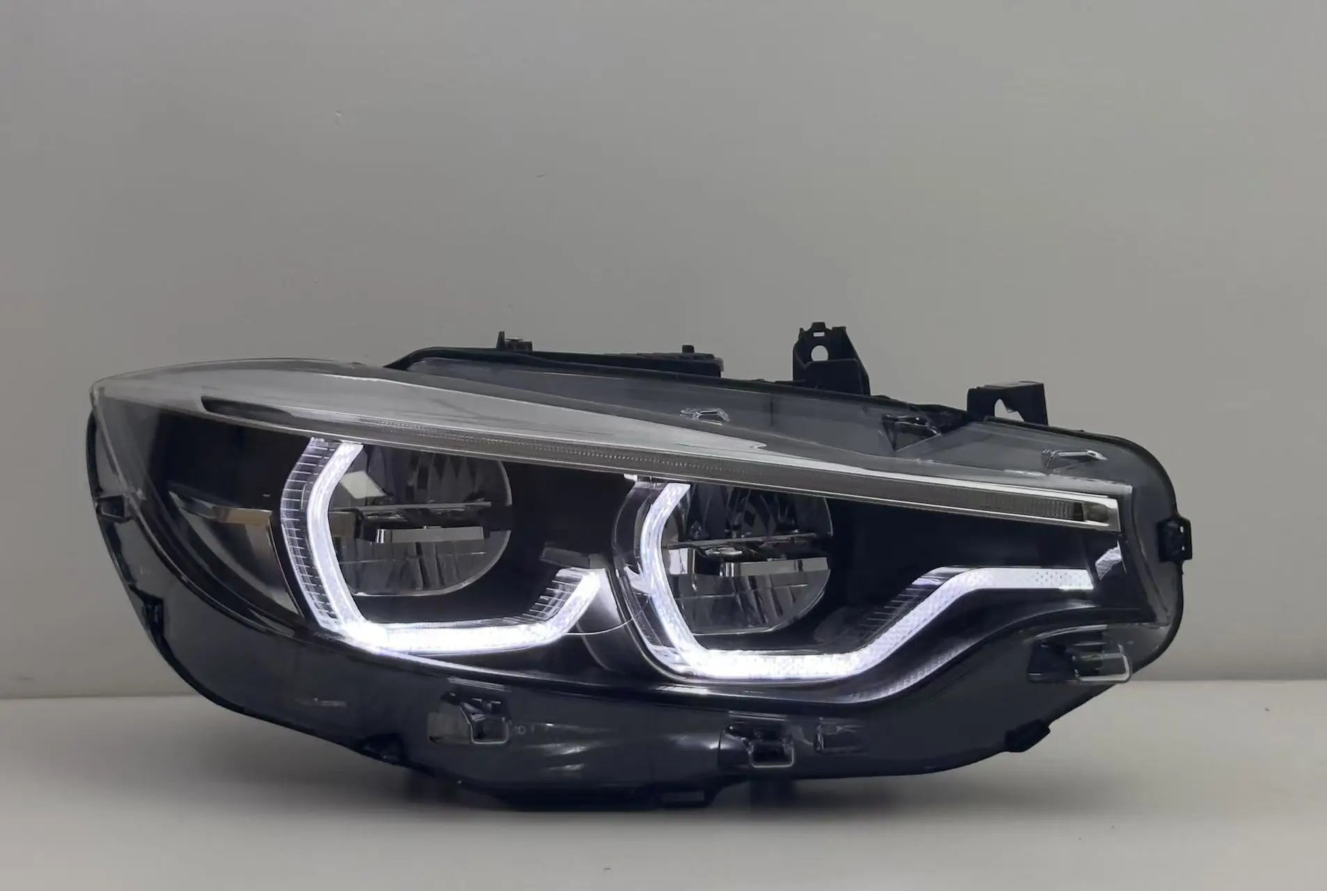 Yellow White DRL Ikon Style LED Headlight for BMX F32 F33 F36 F80 F82 M3 M4 Lci Front Lights High Low Fog Turn Signal Lamp