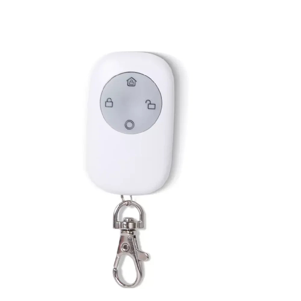 Zigbee3.0 Smart Alarm Remote Controller With 4 Key With Arm Disarm SOS Feature Compatible with Zigbee2mqtt and Home Assitant