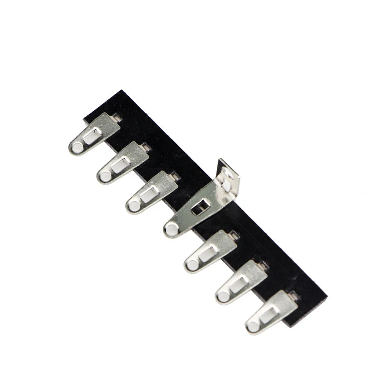 Ampmart 2-28Pins Tag Strip Silver Pins Plated Audio Strip Tag Board ,For Guitar Amplifiers HIFI DIY.