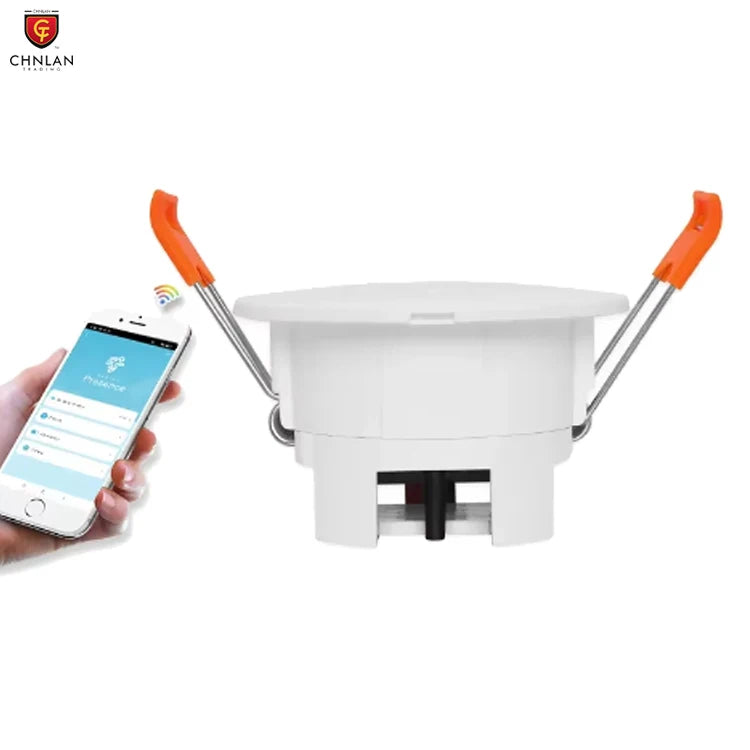 Tuya Smart Life App WiFi Ceiling 360 Degree Motion Sensor 24G 5.8G Human Breathe Microwave PIR Detect Sensor
