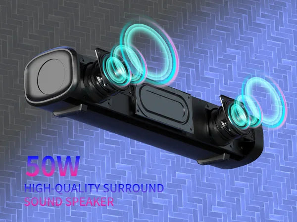Nobel for Bluetooth Soundbar with Royal & Woofer USB Powered PC Speakers for Living Room Use