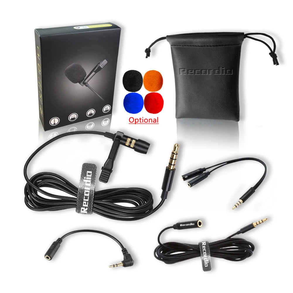 GAM-140 Professional Microfono Solapa Lapel Microphone Clip Microphone Lavalier With CE Certificate