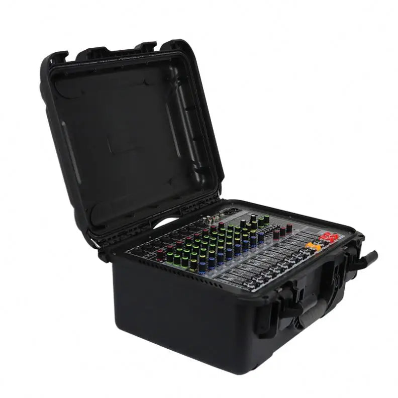 Professional Audio Mixer Console 8 Channels with 99 DSP Effects 350W Power Amplifier for DJs