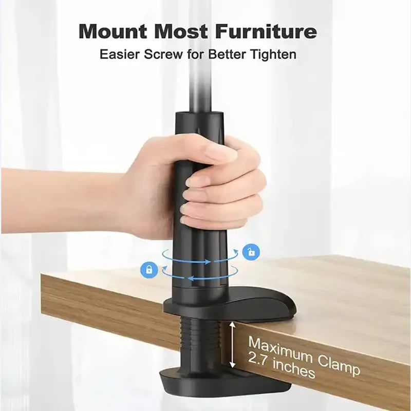 Lazy Goose Neck Long Arm Adjustable Mobile Phone Accessories Mount Clip Bracket Stand Cellphone Holder