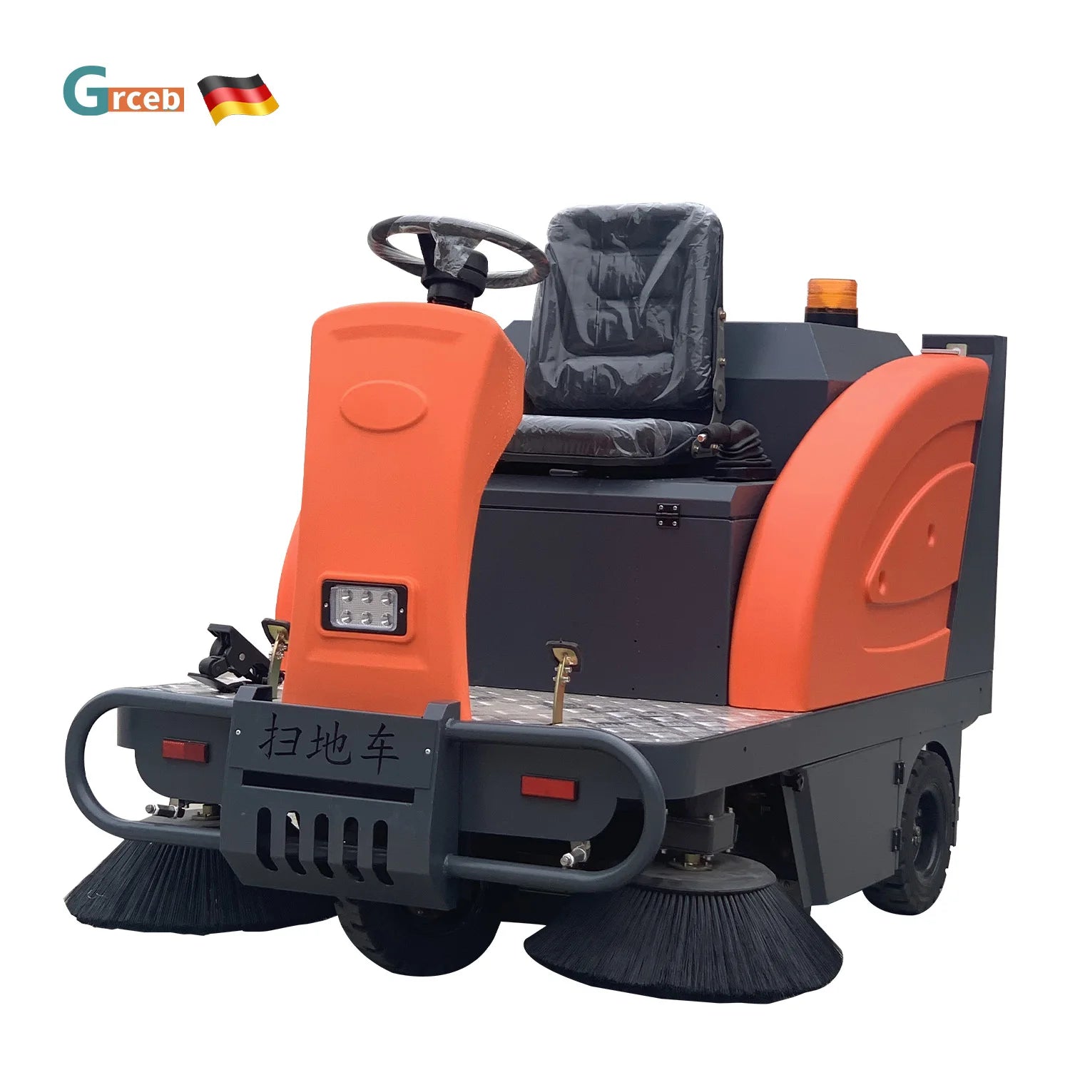 1450C Electric Street Vacuum Cleaners Floor Sweeper Leaf Metal Construction Printing Shops Metal Wheel Brush Pump Engine Gearbox