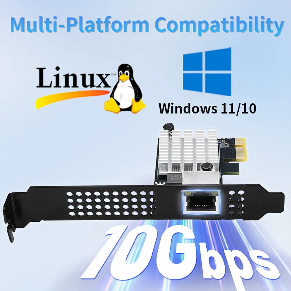 10G Ethernet Network Card PCIe 4.0 | Server Desktop Adapter RJ45 | Wholesale OEM Factory Direct