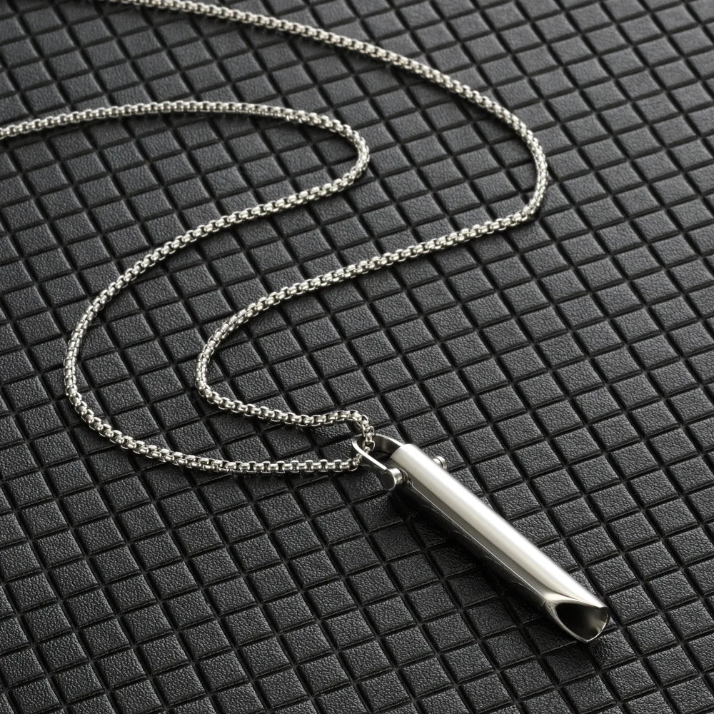 Anti-Anxiety Jewelry Breathing Necklace for Breathwork Anxiety Breathing Tool Stress Relief Anxiety Necklace for Women Men Baby