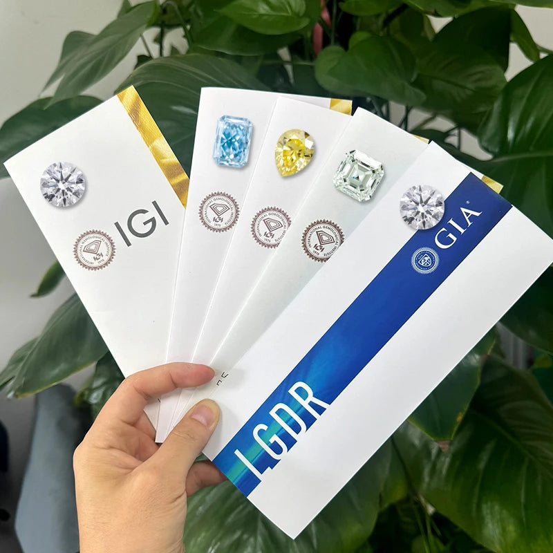 Fine Jewelry Rings Pear Cut pink Color 1 Cara Lab Diamond 18k Yellow Gold  Dainty Ring with Side Stones Ring for Woman Jewelry