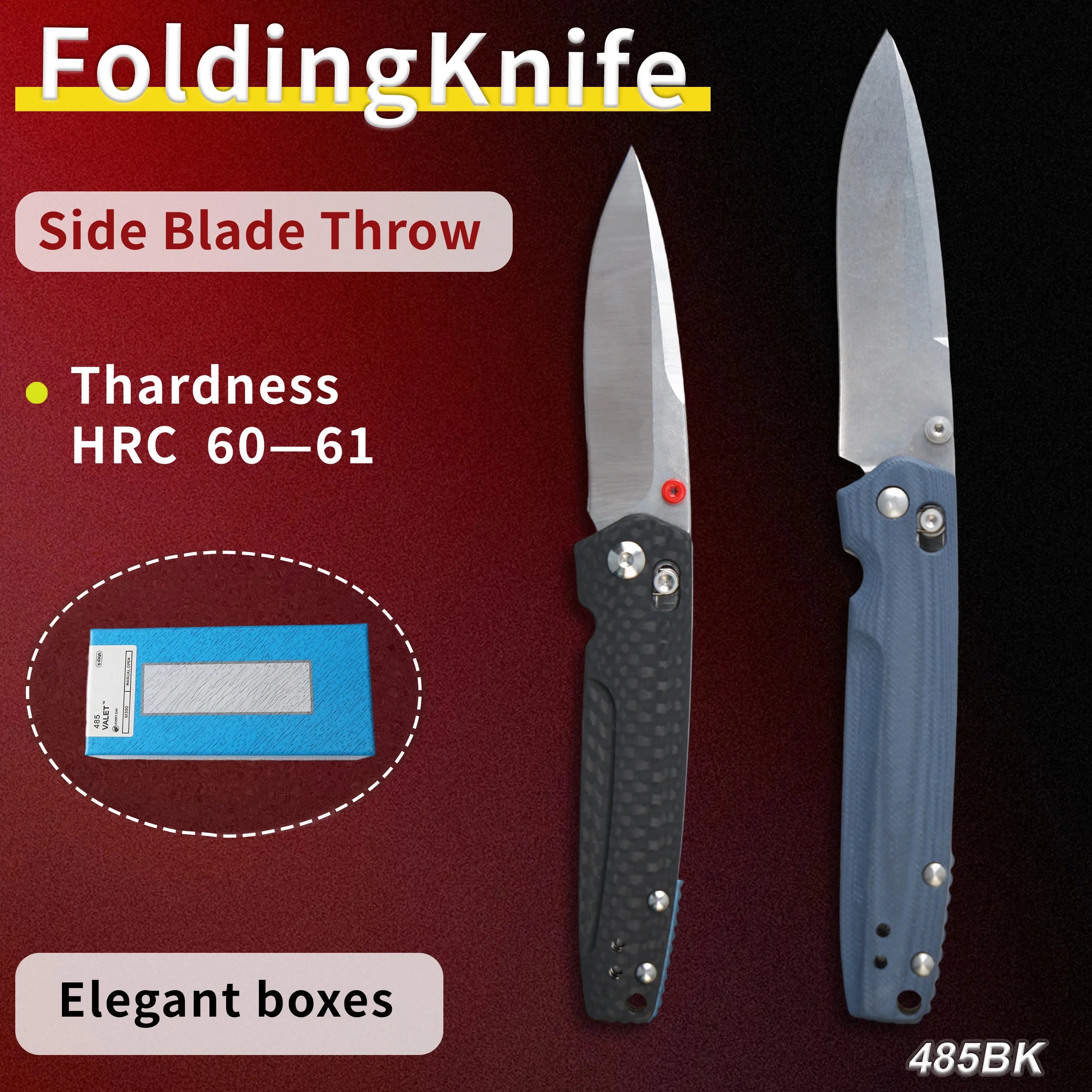 Brand New Spot Goods  Self Defense Tactical Ops Folding Knife with M390 Steel for Outdoor and Security Use