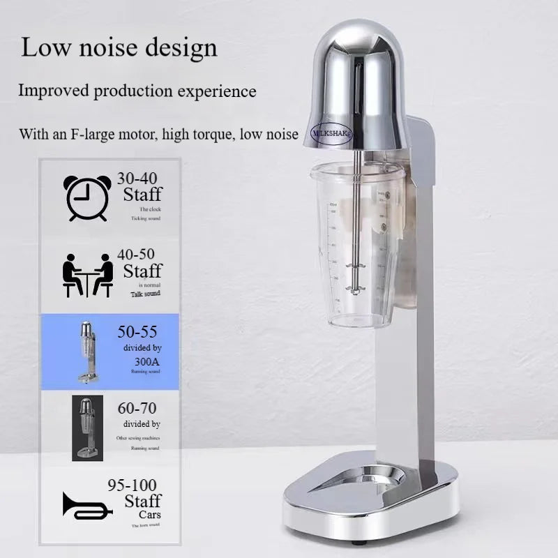 300W Milk Shaker Machine Longevity Service Commercial Milkshaker Maker Drink Mixer 1800RPM Smoothie Protein Blender Shaker