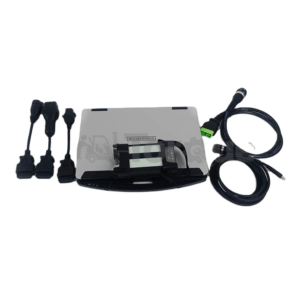 CF54 Laptop Construction Equipment PTT Tech Tool dev2tool.exe Software Heavy Duty Truck DIAGNOSTIC Tool Vocom II 88894000 Vocom2