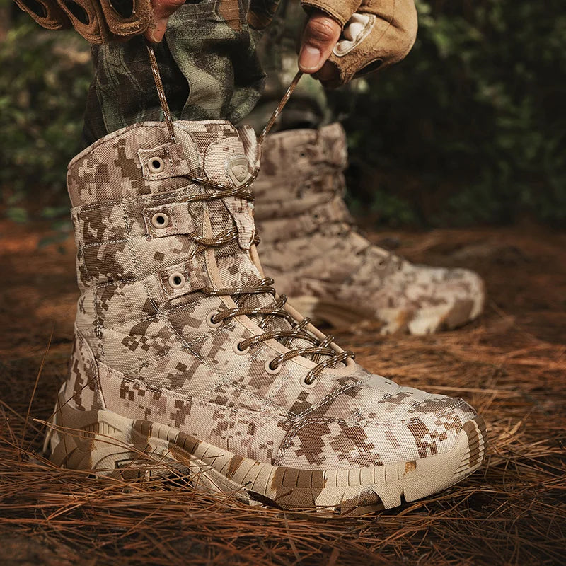 Greatshoes Camouflage Boots Shoes Men Boots,Hiking Boots for Waterproof Outdoor,Boots for Hunting Custom Rubber Boots