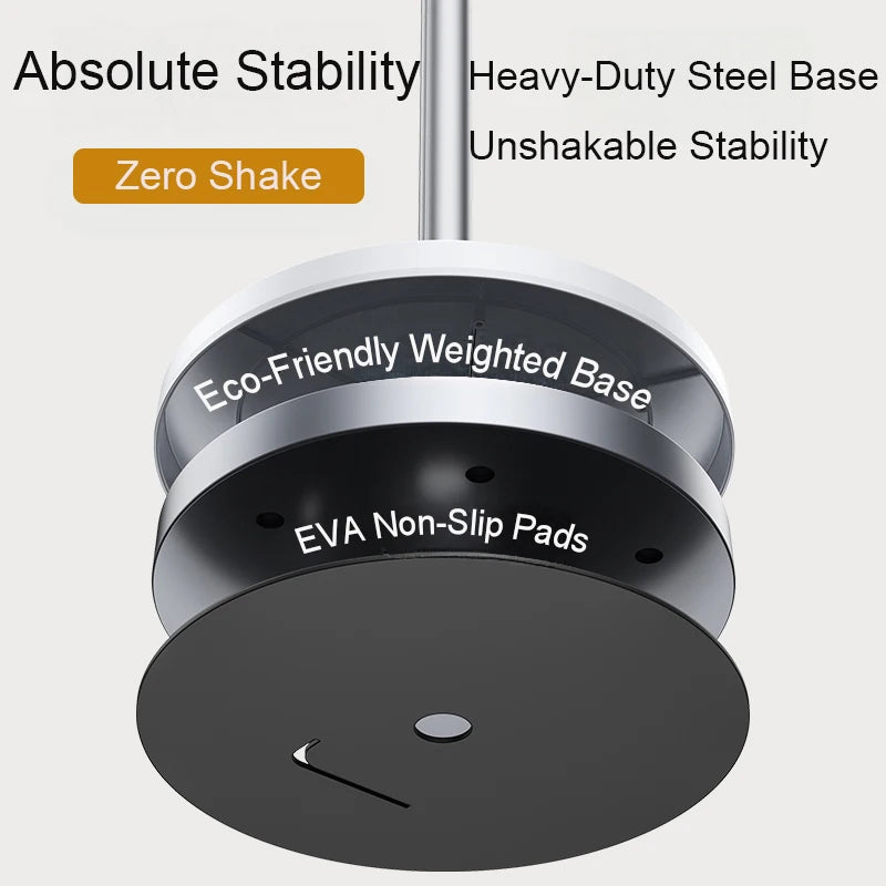 Tablet Floor Stand Floor Stand with Flexible Adjustable Height Stable Base Universal Holder Mount Compatible Kindle Devices