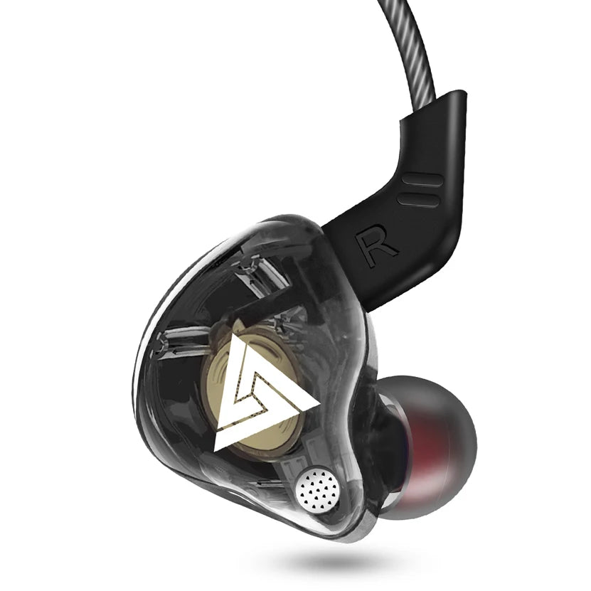 Original QKZ AK6 Copper Driver HiFi Wired Earphones Sport Running Headphones Bass Stereo Headset Music Earbuds