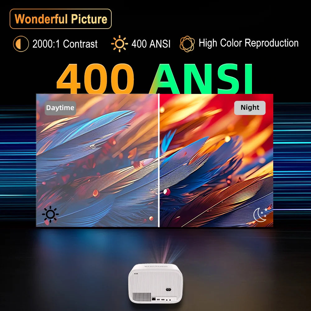 Everycom H5 Pro  Full Hd Led Android 12  Projector Cinema   Smart  Led Video 1080p 4k Projector