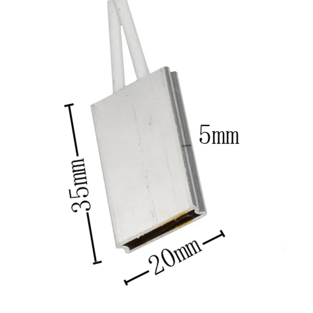 220V/12V 80-220 Degrees Celsius PTC Heaters Heating Element Hair Dryer Accessories Curlers Heater Poultry Incubator 1 Pc