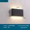 IP65 Waterproof LED Wall Light Both Sides Outdoor Lamp with Warm Light for Living Room