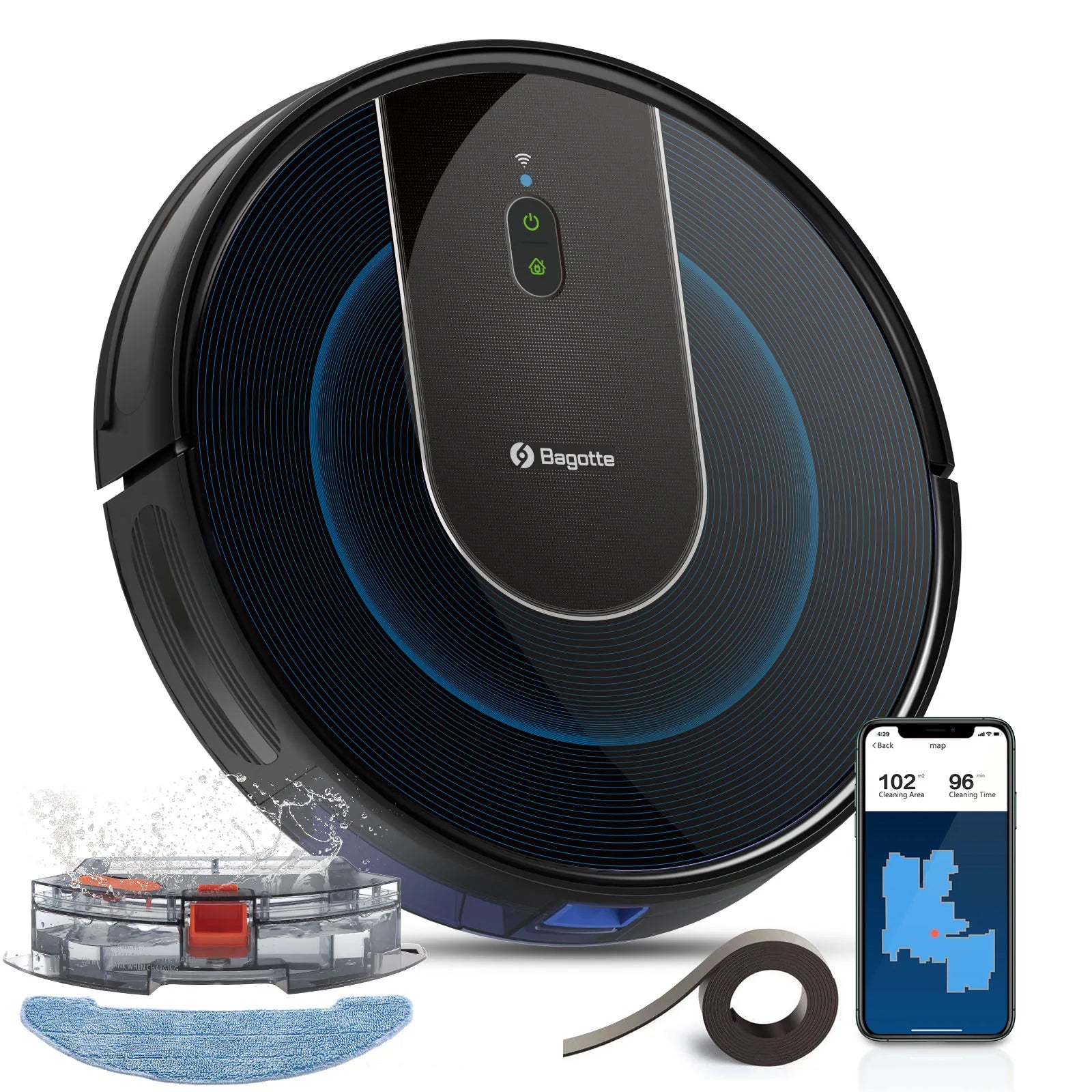 Germany Warehouse Stock Fast Shipping Smart Robot Vacuum Cleaner Sweeping Mop Wet and Dry for Household Use Online Hot Sale